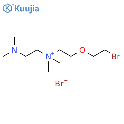 Ethanaminium, 2-(2-bromoethoxy)-N-[2-(dimethylamino)ethyl]-N,N-dimethyl-, bromide (1:1) structure