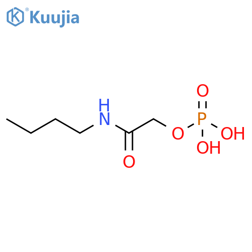 Acetamide, N-butyl-2-(phosphonooxy)- structure