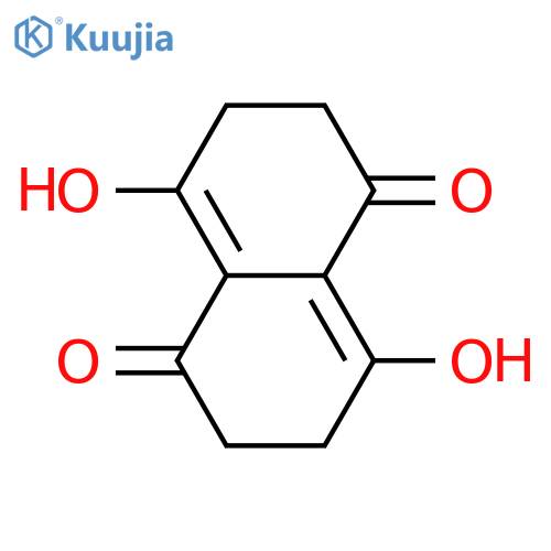 1,5-Naphthalenedione, 2,3,6,7-tetrahydro-4,8-dihydroxy- structure