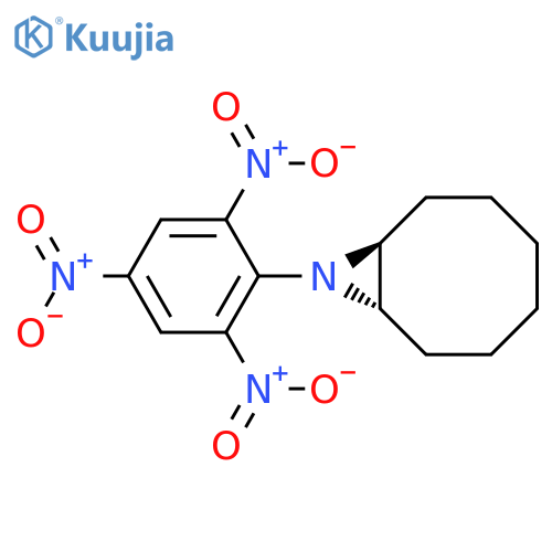 9-Azabicyclo[6.1.0]nonane, 9-(2,4,6-trinitrophenyl)-, trans- structure