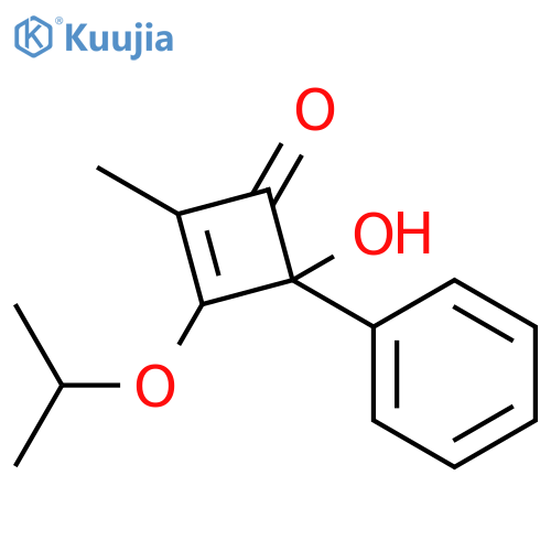 2-Cyclobuten-1-one, 4-hydroxy-2-methyl-3-(1-methylethoxy)-4-phenyl- structure