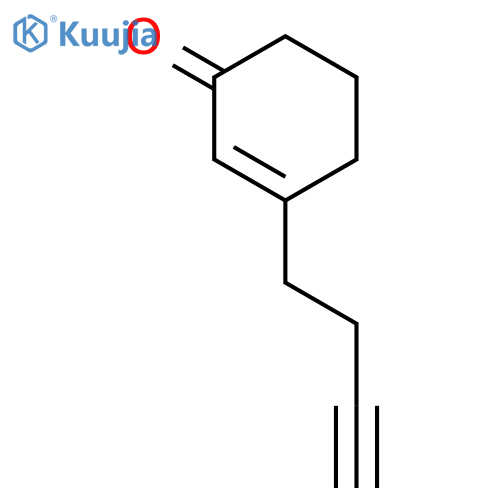 2-Cyclohexen-1-one, 3-(3-butynyl)- structure