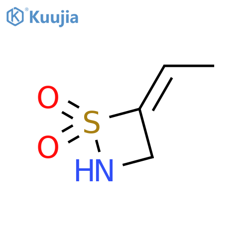 1,2-Thiazetidine, 4-ethylidene-, 1,1-dioxide, (4Z)- structure