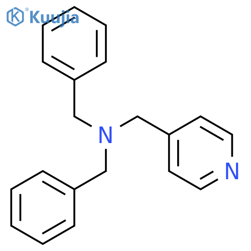 4-Pyridinemethanamine,N,N-bis(phenylmethyl)- structure