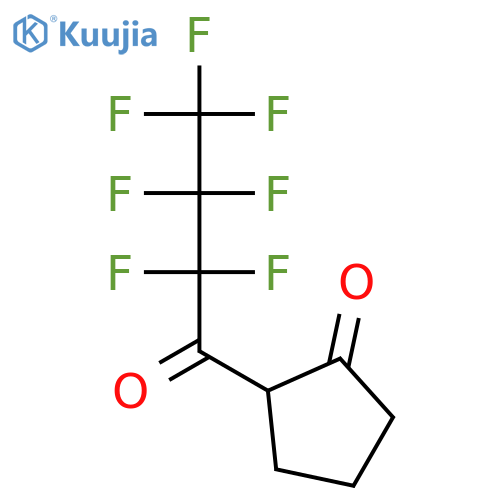 2-(2,2,3,3,4,4,4-Heptafluorobutanoyl)cyclopentanone structure