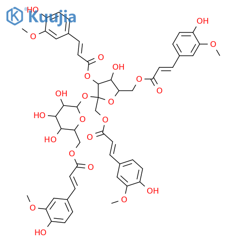 Acylsucroses; 1',3',6,6'-Tetrakis-O-(4-hydroxy-3-methoxy-E-cinnamoyl) structure