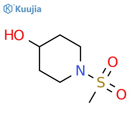 1-methanesulfonylpiperidin-4-ol structure