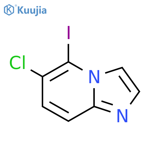 6-Chloro-5-iodoimidazo1,2-apyridine structure