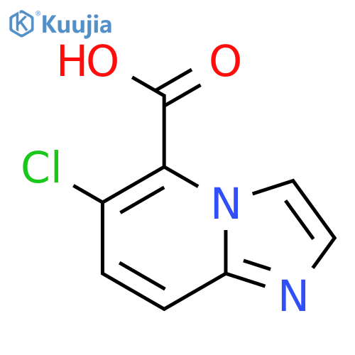 6-Chloroimidazo1,2-apyridine-5-carboxylic acid structure