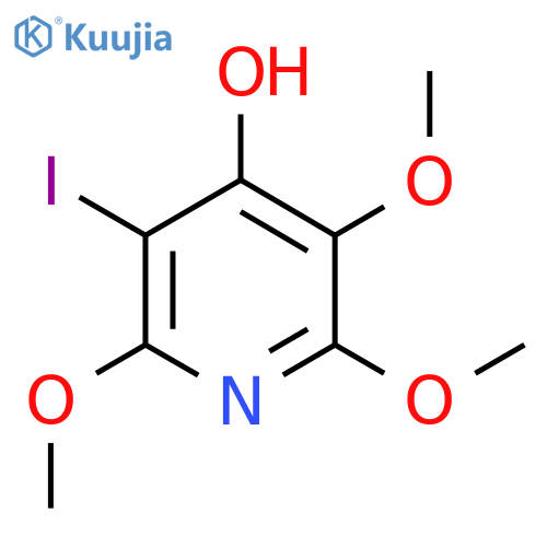 3-Iodo-2,5,6-trimethoxypyridin-4-ol structure