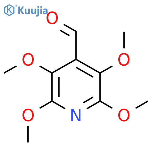 2,3,5,6-Tetramethoxyisonicotinaldehyde structure