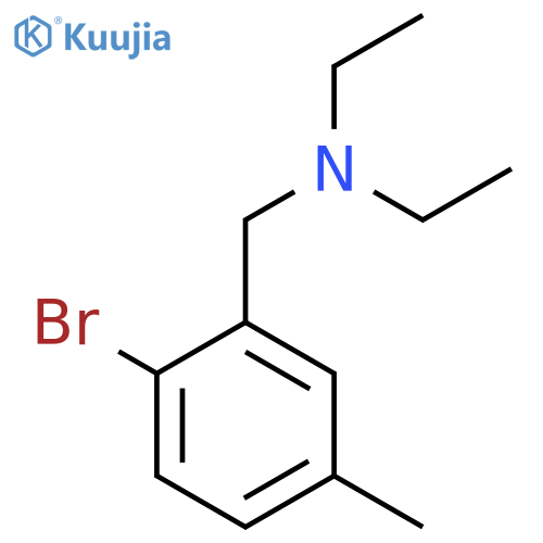 N,N-Diethyl-2-bromo-5-methylbenzylamine structure