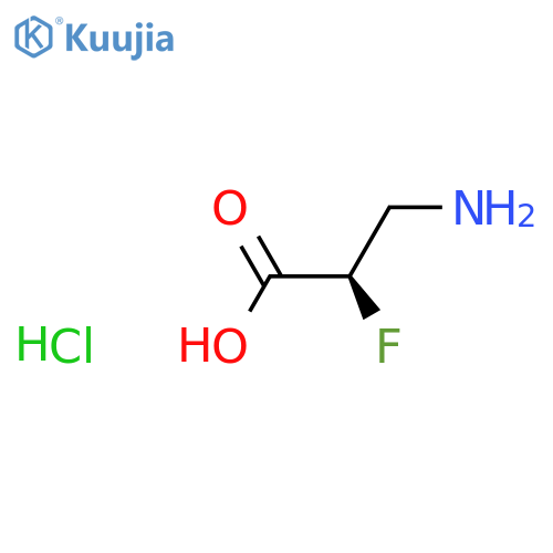(2R)-3-amino-2-fluoropropanoic acid hydrochloride structure