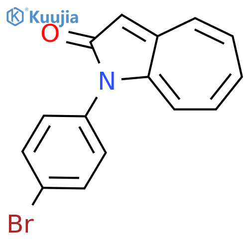 Cyclohepta[b]pyrrol-2(1H)-one, 1-(4-bromophenyl)- structure