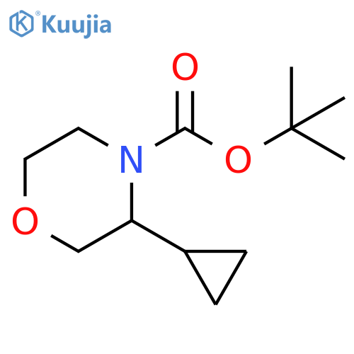Tert-Butyl 3-Cyclopropylmorpholine-4-Carboxylate structure