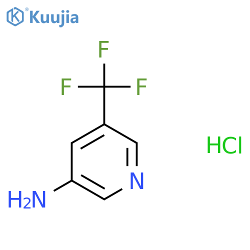 3-Amino-5-trifluoromethyl-pyridine hydrochloride structure