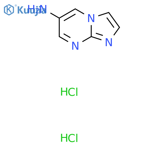 Imidazo1,2-apyrimidin-6-ylamine Dihydrochloride structure