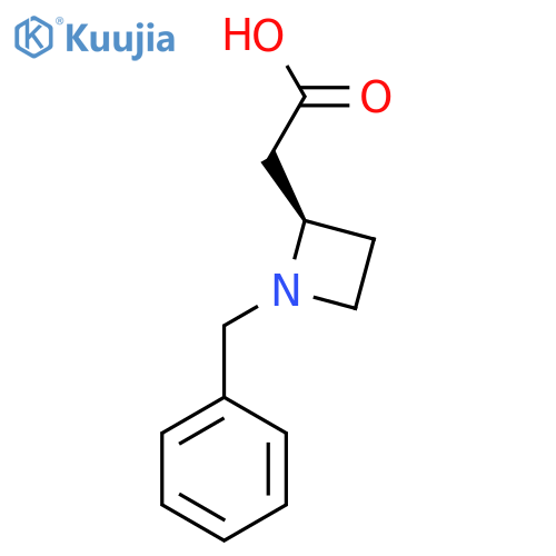 (R)-(1-Benzyl-azetidin-2-yl)-acetic acid structure
