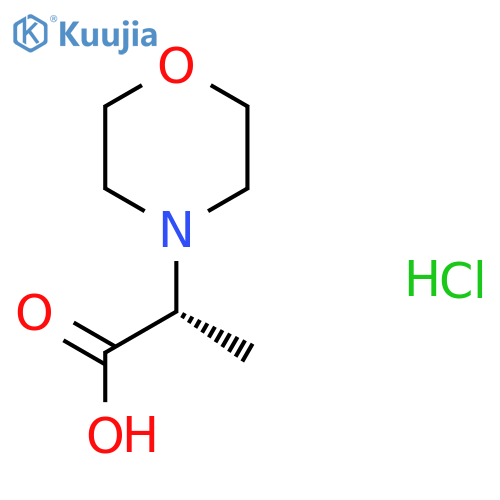 (R)-2-Morpholin-4-yl-propionic acid hydrochloride structure