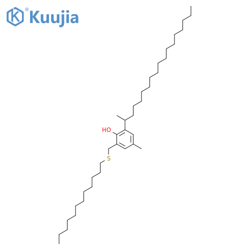 PHENOL, 2-[(DODECYLTHIO)METHYL]-4-METHYL-6-(1-METHYLHEPTADECYL)- structure