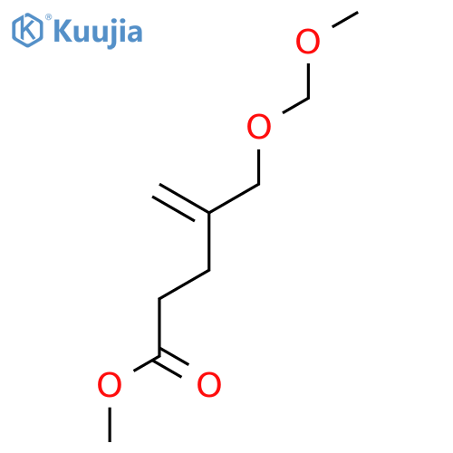 4-Pentenoic acid, 4-[(methoxymethoxy)methyl]-, methyl ester structure