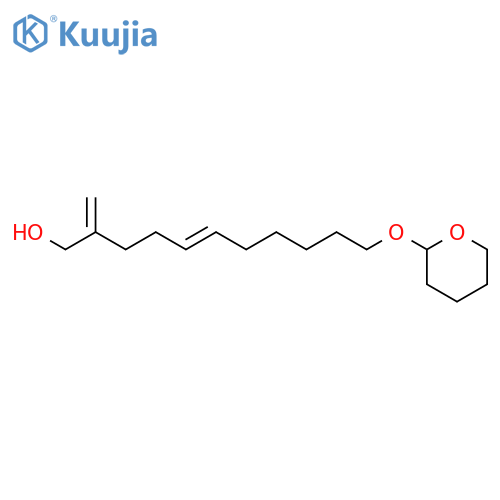 5-Undecen-1-ol, 2-methylene-11-[(tetrahydro-2H-pyran-2-yl)oxy]-, (E)- structure