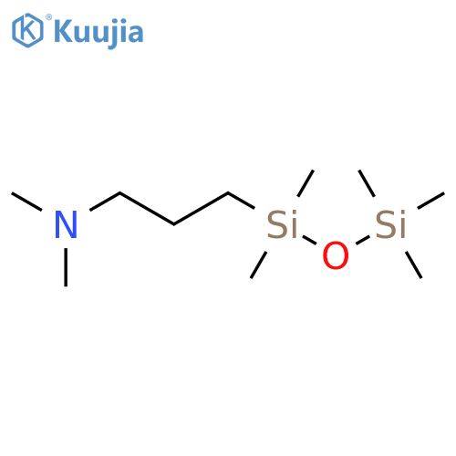 N,N-Dimethyl-3-(pentamethyldisiloxanyl)propan-1-amine structure