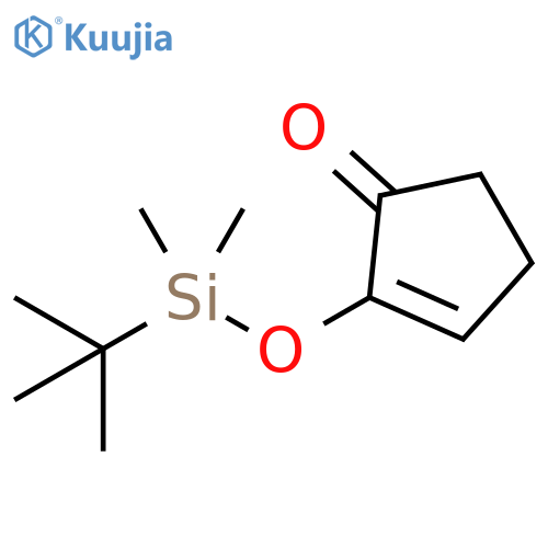 2-Cyclopenten-1-one, 2-[[(1,1-dimethylethyl)dimethylsilyl]oxy]- structure
