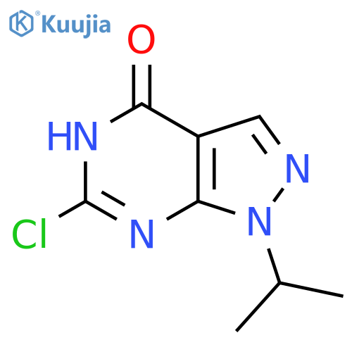 6-Chloro-1-isopropyl-1H-pyrazolo[3,4-d]pyrimidin-4(5H)-one structure