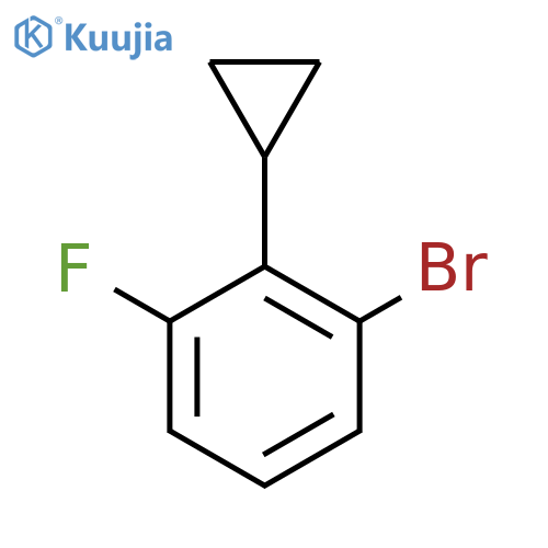 1-Bromo-2-cyclopropyl-3-fluorobenzene structure