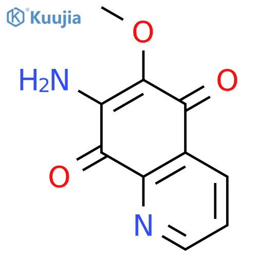 5,8-Quinolinedione,7-amino-6-methoxy- structure