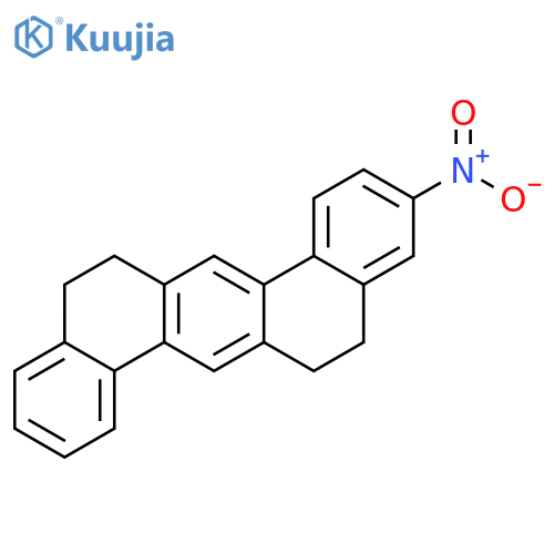 Benzo[k]benz[a]anthracene,5,6,12,13-tetrahydro-3-nitro- structure
