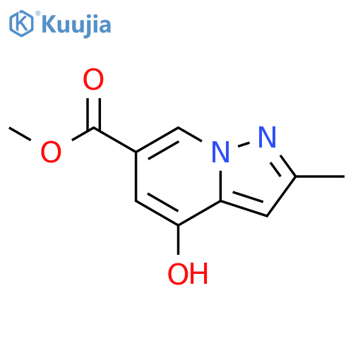 methyl 4-hydroxy-2-methylpyrazolo[1,5-a]pyridine-6-carboxylate structure