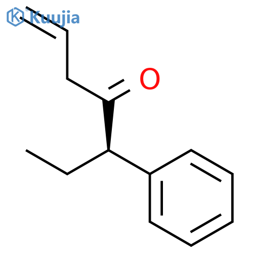 1-Hepten-4-one, 5-phenyl-, (R)- structure