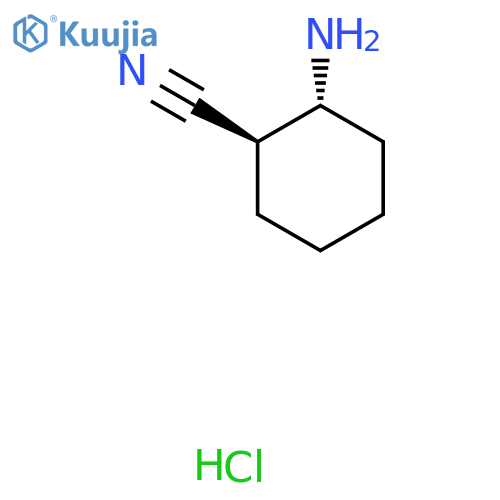 rac-(1R,2R)-2-aminocyclohexane-1-carbonitrile hydrochloride, trans structure