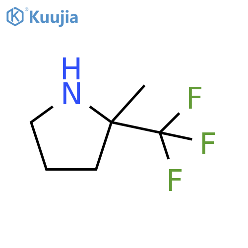 2-methyl-2-(trifluoromethyl)pyrrolidine structure