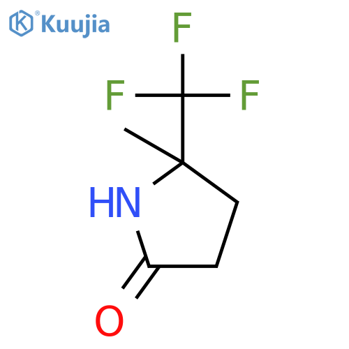 2-Pyrrolidinone, 5-methyl-5-(trifluoromethyl)- structure