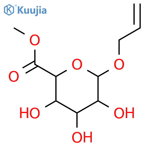 Methyl 3,4,5-trihydroxy-6-prop-2-enoxyoxane-2-carboxylate structure