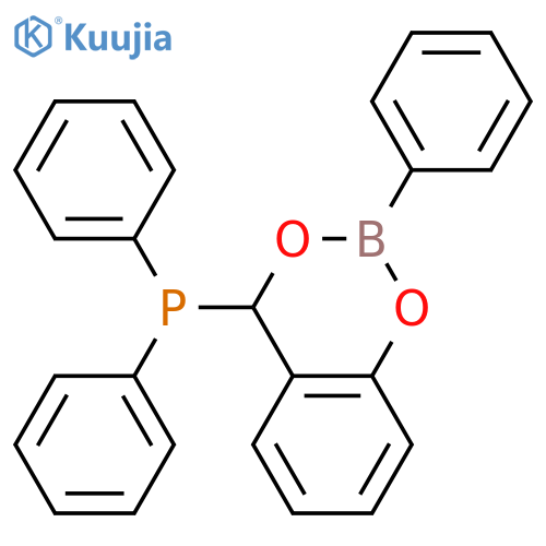 Phosphine, diphenyl(2-phenyl-4H-1,3,2-benzodioxaborin-4-yl)- structure