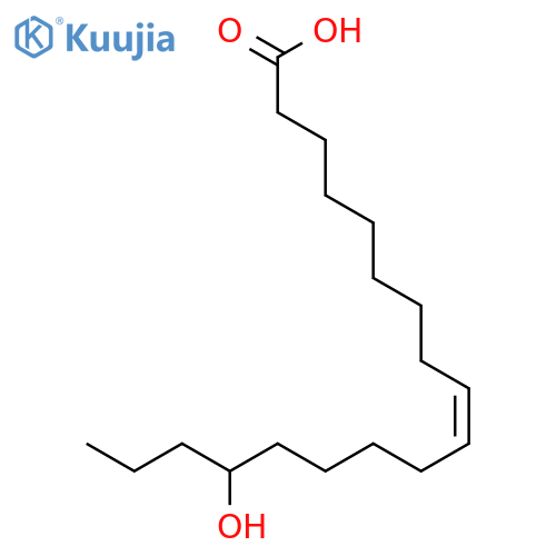 9-Octadecenoic acid, 15-hydroxy-, (Z)- structure