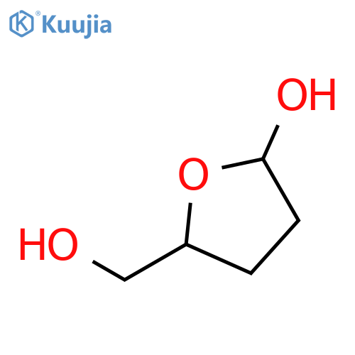 5-(hydroxymethyl)oxolan-2-ol structure