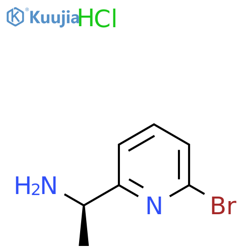 (R)-1-(6-Bromopyridin-2-yl)ethanamine hydrochloride structure