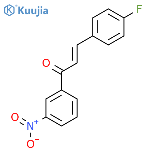 (2E)-3-(4-Fluorophenyl)-1-(3-nitrophenyl)prop-2-en-1-one structure