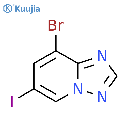 8-Bromo-6-iodo-[1,2,4]triazolo[1,5-a]pyridine structure