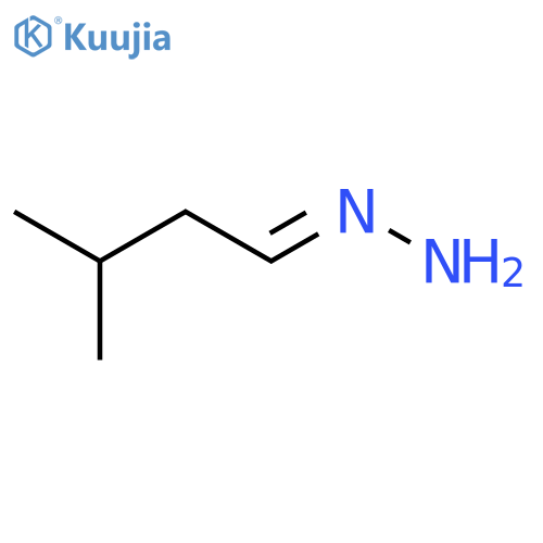 Butanal, 3-methyl-, hydrazone structure
