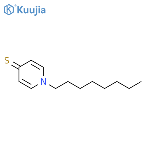 4(1H)-Pyridinethione,1-octyl- structure