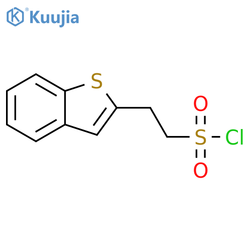 2-(1-benzothiophen-2-yl)ethane-1-sulfonyl chloride structure