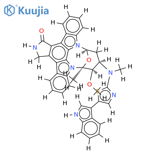 3'-N-(5-(1H-indol-3-yl)-thioazol-2-yl)staurosporine structure