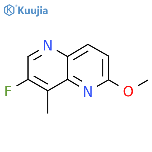 7-Fluoro-2-methoxy-8-methyl-1,5-naphthyridine structure