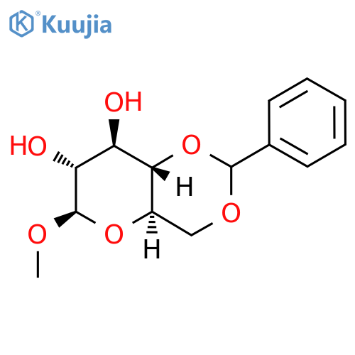 Methyl 4,6-O-Benzylidene-b-D-glucopyranoside structure